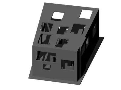 House N Sou Fujimoto 3D model