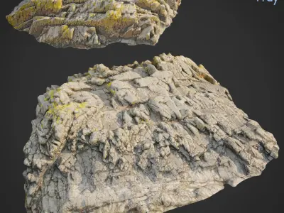 Cliff pack E bundle 3D model