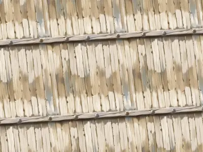 Stylized Wood Fence Seamless Texture Texture