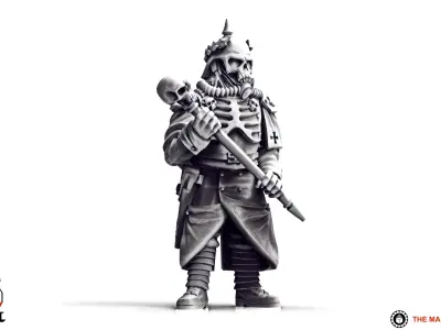 Valour Korps - Field Chaplain Julius 3D print model