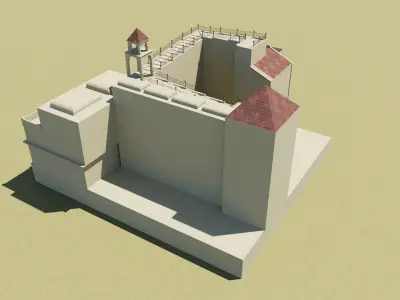 Historical building  3D model purchase