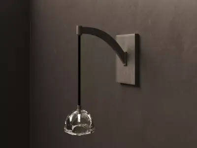 Hemisphere Sconce by RH Free 3D model