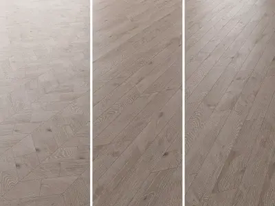 Parquet Oak Nordic NEW WWL set 6 3D model