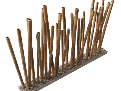 Bamboo decor n20 3D model