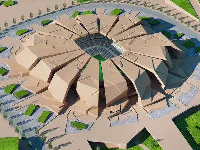 King Salman International Stadium 3D model
