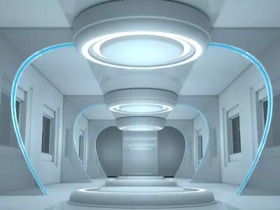 Sci Fi Room 3D model