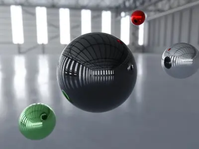HDRI - Airplane Hangar Interior 2  Texture