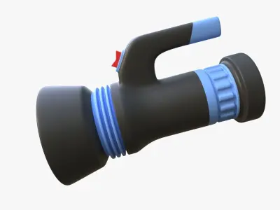 Flashlight 3D model 8