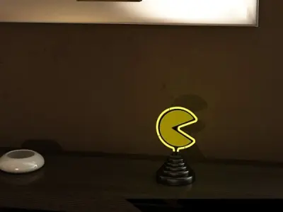 Pacman Table Lamp 3D model