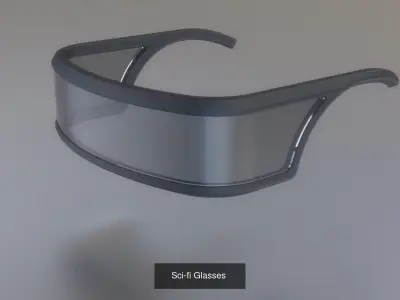 Fashion Sci fi glasses pack x6