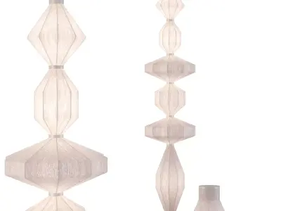 roche bobois serena floor lamp 3D model