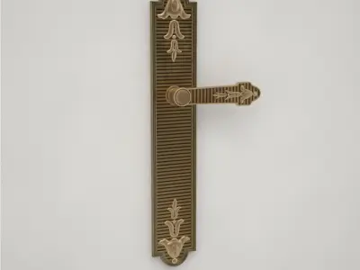 Door Handle Louis XVI Free 3D model