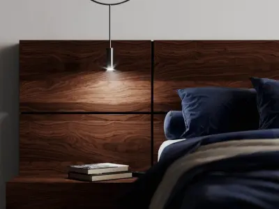 Modern Bedroom Scene for Cinema 4D and Corona Renderer 3D model