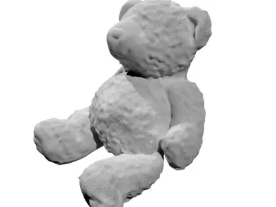 Teddy Bear 1 Low-poly 3D model