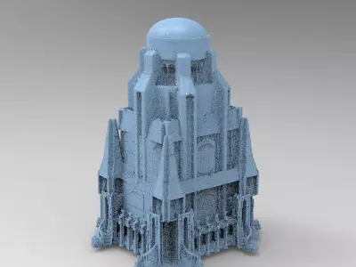Fantasy Gondor Structure 1 3D model