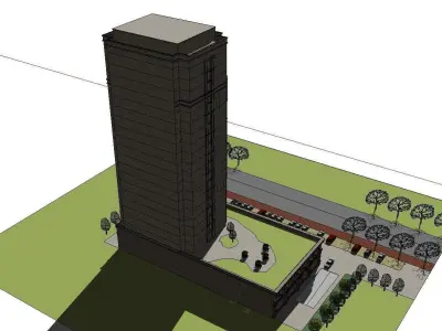 vacation spot-Resort-Fashion Leisure Hotel-0263 3D model