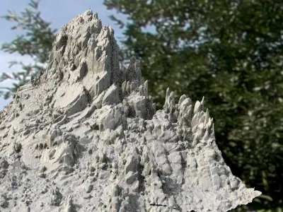 Spain Rock Formation 3D model