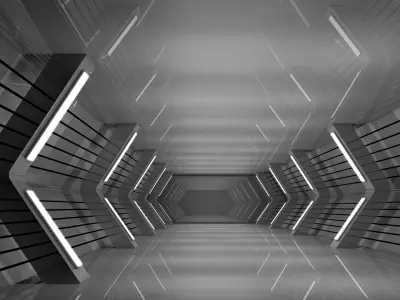 Sci Fi Interior 3D model