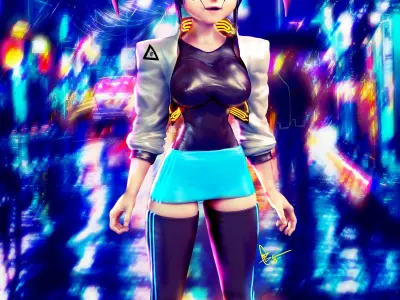 H Girl Premium Bundle for Daz3D and Poser 3D model