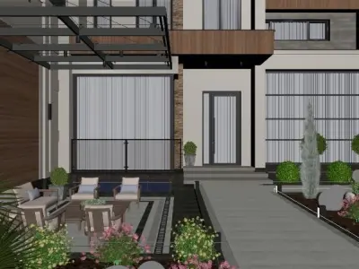 EXTERIOR DESIGN 3D SCENE 3D model