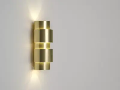 Ring Wall Lamp Free 3D model