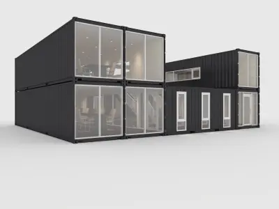 Container Office 1 3D model