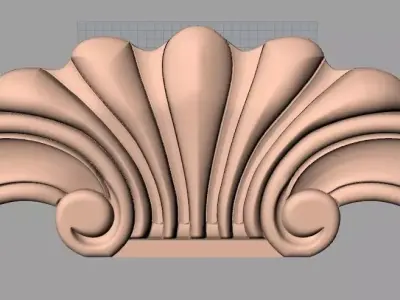 CNC 3D relief design STL format file used for artcam aspire E710 3D model