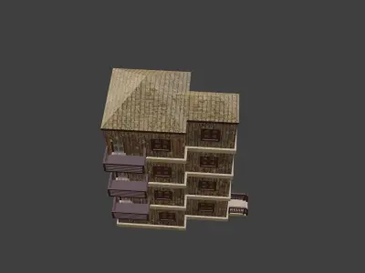 House Model 97 Low-poly 3D model