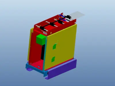 Parking charge machine 3D model