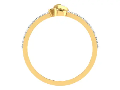 Women Ring Render 3dm STL OBJ FBX  3D print model