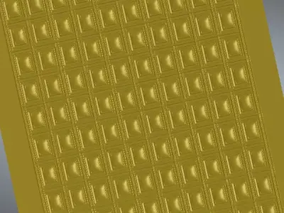 3d wall panel for cladding 3D print model