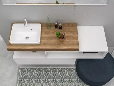 Bathroom furniture set eGo 4  3D model