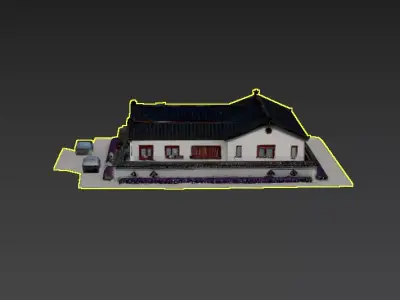 Chinese Style - Scene - Chinese style Courtyard 5 3D model