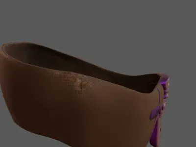 Gas mask helmet 3d model scifi Low-poly  Low-poly 3D model