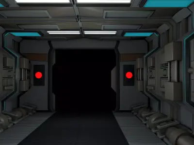 Sci Fi Interior corridor 3D model