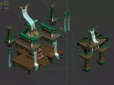 Religion - Taigong 32 3D model