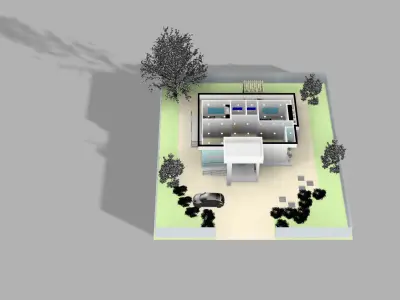 Disability home Free 3D model