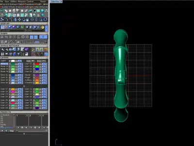 Simple and stylish bracelet 3D print model