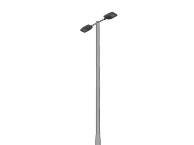 Lamp Post - Light Pole - Light Post - Street Light 21 3D model