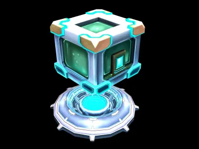 Festival lottery machine 02 3D model