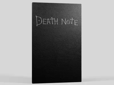 Death Note Low-poly 3D model