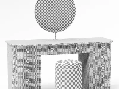 Camila Toilet Table Set  3D model