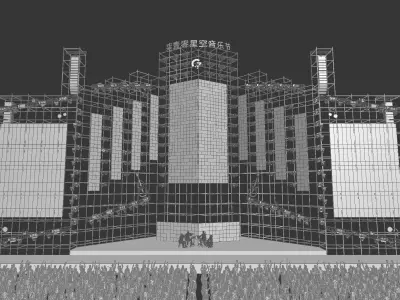 Concert Stage Arena 3D model