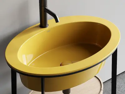 Ceramica Cielo Catino Ovale Set 3 3D model