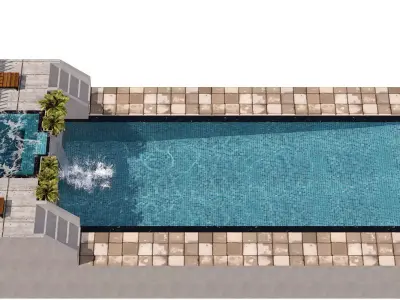 SWIMMING POOL NO15 A 3D model