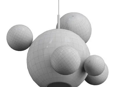 candela bubbles pendant light 3D model