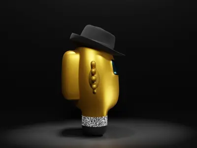 Among Us Michael Jackson  3D model