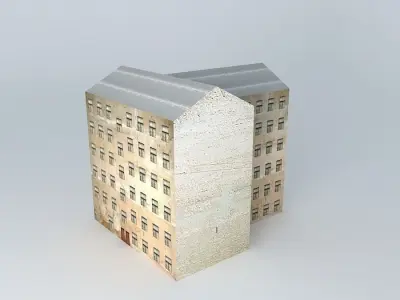 Riga Brīvības Street 159 korp1 Free 3D model