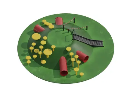 Kids Playground 4 3D model