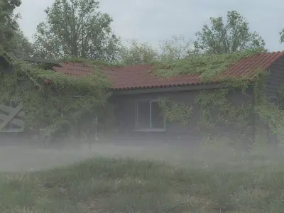 Old abonded house 3D model